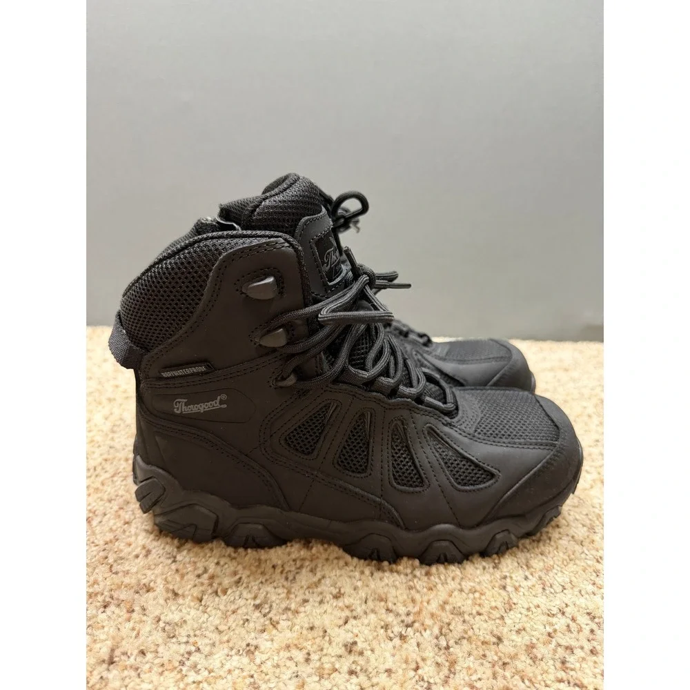 Thorogood Gen-flex2‎ Tactical Boots Men's Black Composite Toe Side Zip 6M